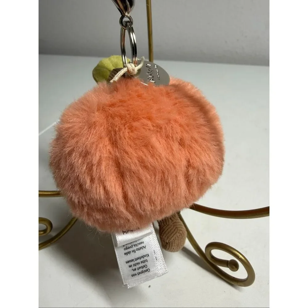 NWT Jellycat Amuseables Peach Bag Charm